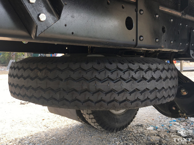 Xe Tải Vĩnh Phát FN129L4 6T5 Thùng Kín Bửng Nâng