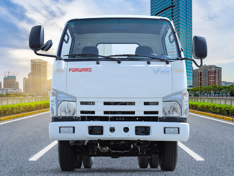 Xe Tải Isuzu Vĩnh Phát NK490SL9 1T5 Thùng Mui Bạt Gắn Bửng Nâng