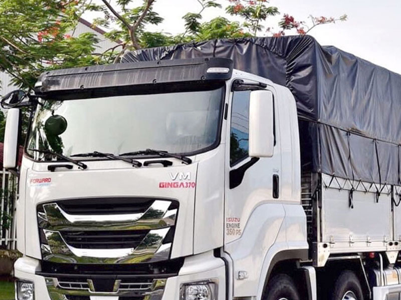 Xe Tải Isuzu Vĩnh Phát GINGA 17T9 4 Chân Thùng Bạt