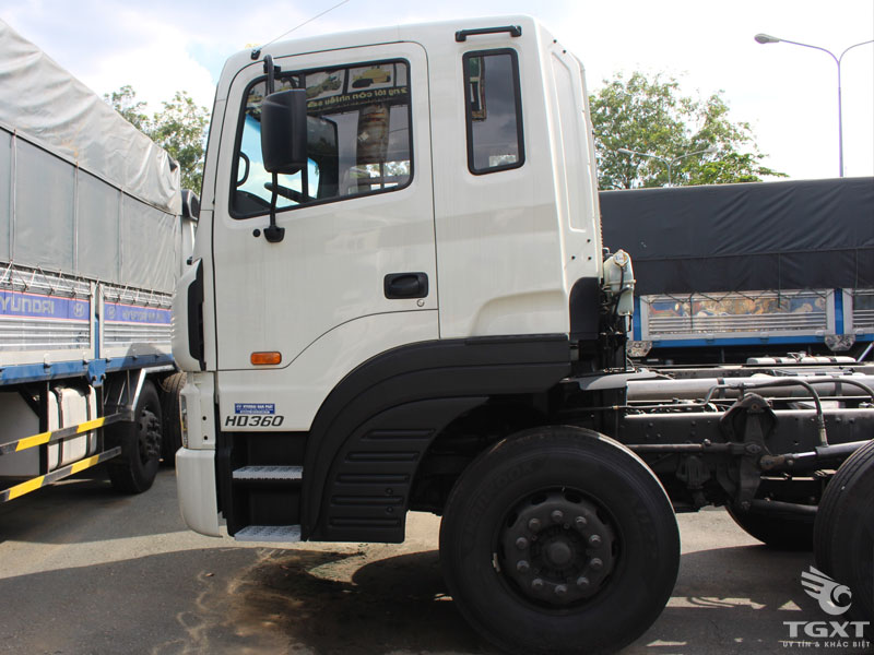 Xe Cẩu Hyundai HD360 5 Chân 17 Tấn Gắn Cẩu Unic URV554