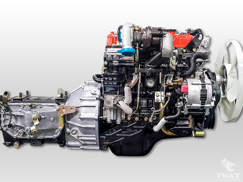 Xe Tải Thaco HD650 5T3 Gắn Cẩu Passi 3T8 4 Khúc