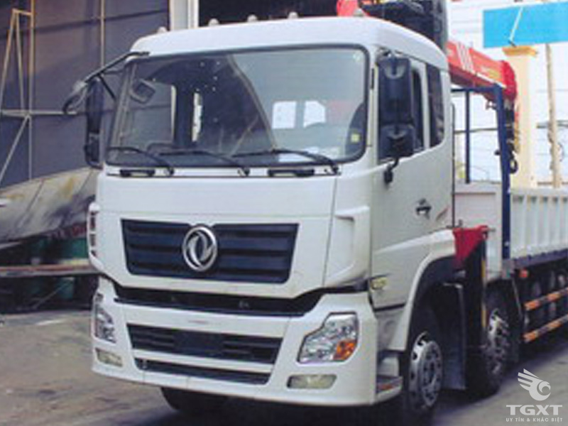 Xe Tải Dongfeng 14.3 Tấn Gắn Cẩu SANY PALFINGER SPS20000BE-F