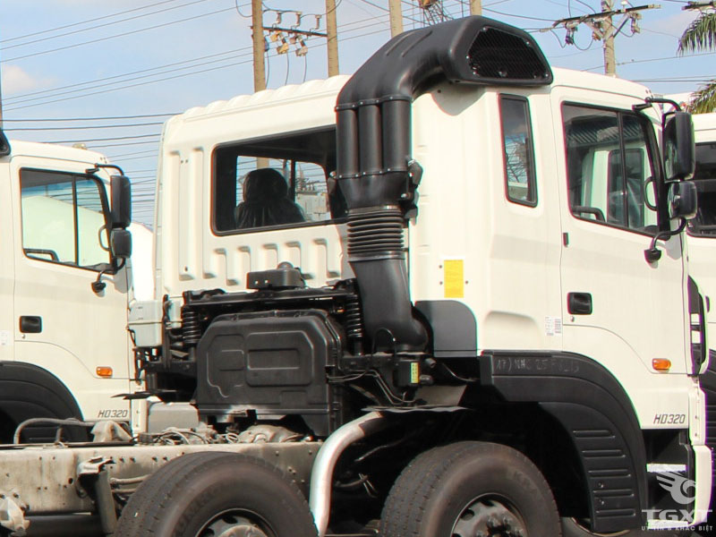 Xe Cẩu Hyundai HD360 5 Chân 16 Tấn Gắn Cẩu Unic URV805