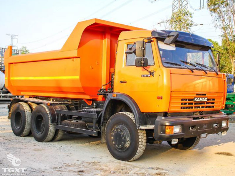 Xe Ben Kamaz 3 Chân Thùng Đúc Oval - 65115