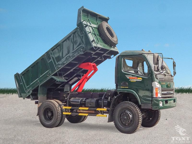 Xe Ben Hoa Mai 2 Cầu 7 Tấn - HD7350A