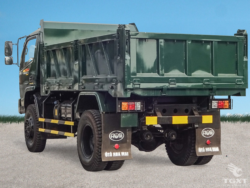 Xe Ben Hoa Mai 2 Cầu 7 Tấn - HD7350A