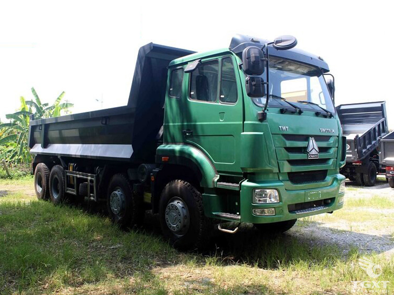 Xe Ben Howo 4 Chân 371Hp Thùng Đúc