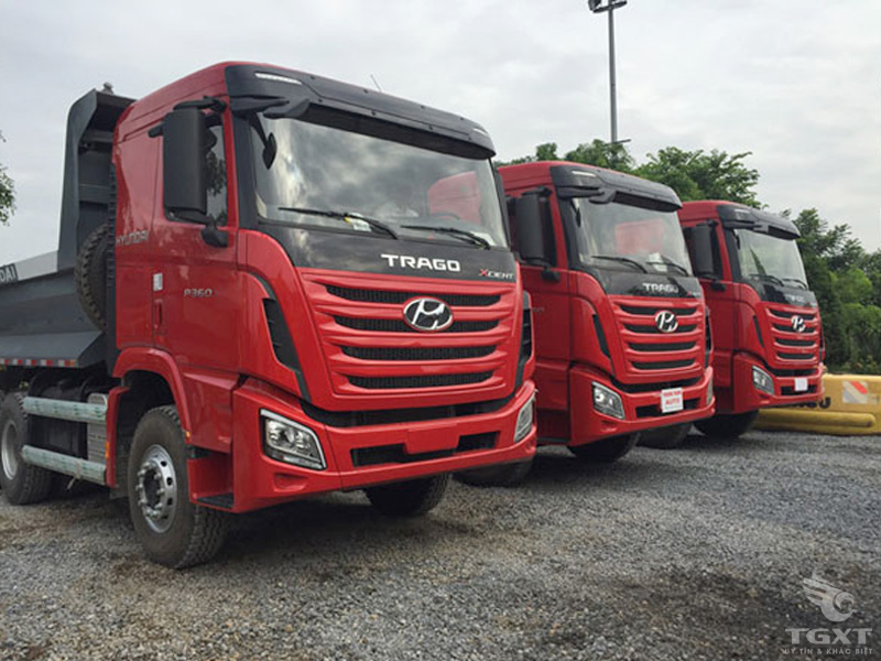 Xe Ben Hyundai Xcient 3 Chân Nhập Khẩu