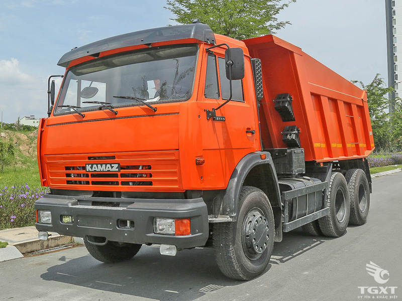 Xe Ben Kamaz 3 Chân Thùng Vát - 65115