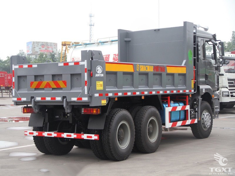 Xe Ben Shacman H3000 3 Chân Thùng Vuông