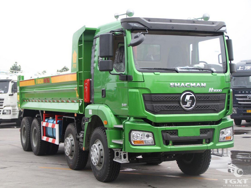 Xe Ben Shacman H3000 4 Chân Thùng Đúc