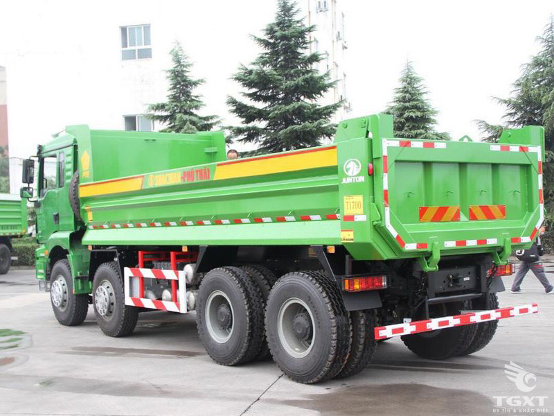 Xe Ben Shacman H3000 4 Chân Thùng Đúc