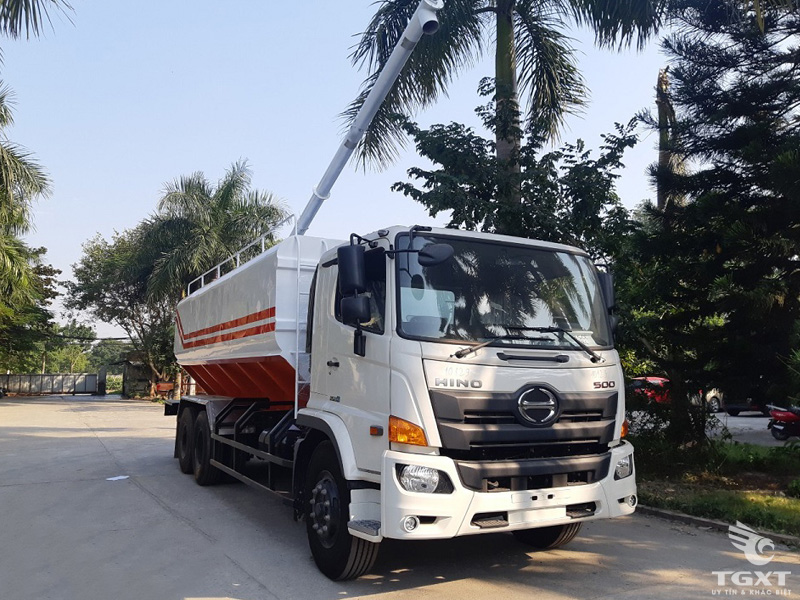 Xe Bồn Chở Cám Hino FL8JT7A 26 Khối