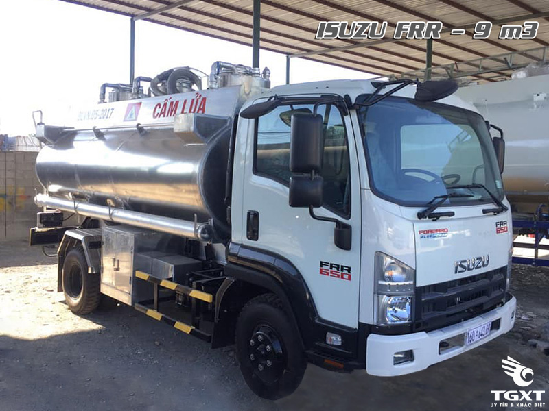 Xe Bồn Chở Xăng Dầu Isuzu FRR90HE4 6T7 9 Khối