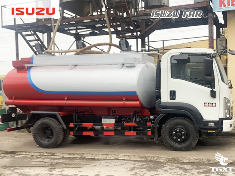 Xe Bồn Chở Xăng Dầu Isuzu FRR90HE4 6T7 9 Khối