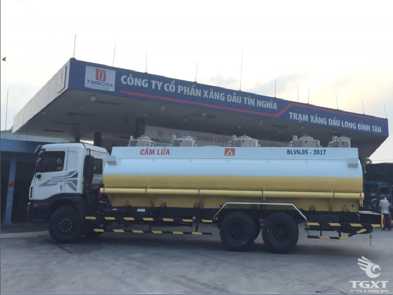 Xe Bồn Chở Xăng Dầu Daewoo HU6AA 15T6 21 Khối