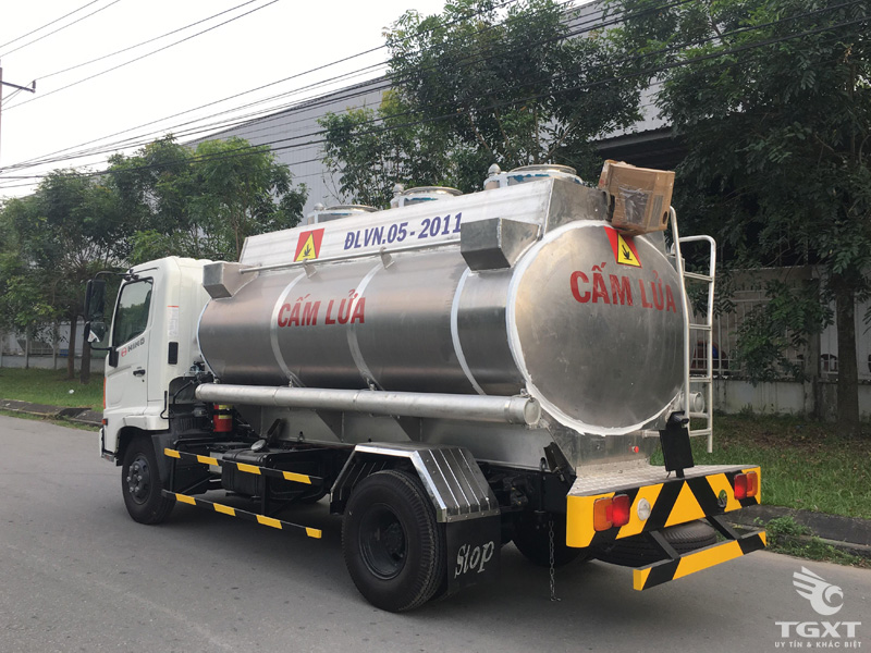 Xe Bồn Chở Xăng Dầu Hino FC9JETC 6 Tấn 8 Khối