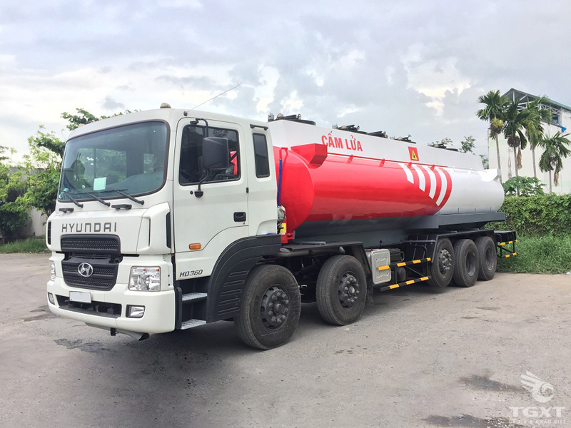 Xe Bồn Chở Xăng Dầu Hyundai HD360 21 Tấn