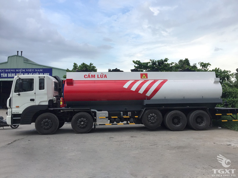 Xe Bồn Chở Xăng Dầu Hyundai HD360 21 Tấn