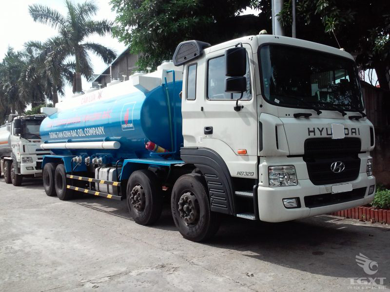 Xe Bồn Hyundai HD320 Chở Xăng 22 Khối 16 Tấn