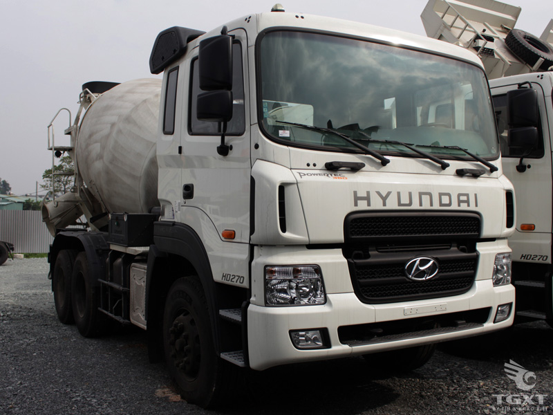 Xe Bồn Trộn Bê Tông Hyundai HD270 7 Khối