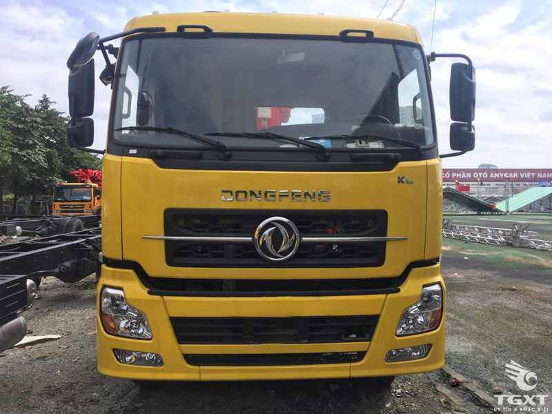 Xe Cẩu Dongfeng 4 Chân 16 Tấn Gắn Cẩu HKTC HLC-5014M