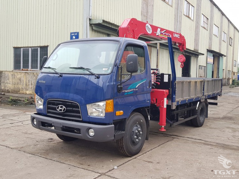 Xe Cẩu Hyundai New Mighty 110SP 5T9 Gắn Cẩu Unic URV343