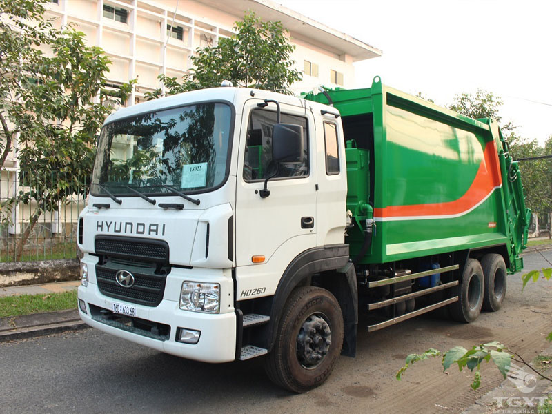 Xe Chở Rác Hyundai HD260 10 Tấn 21 Khối
