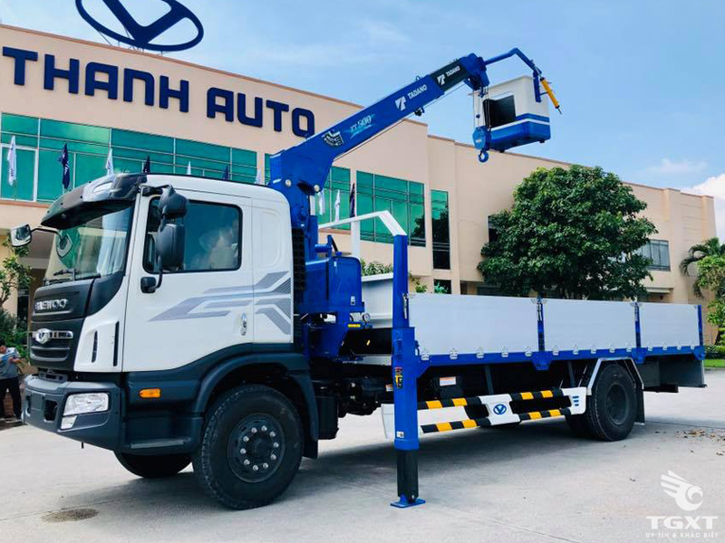 Xe Tải Daewoo 7 Tấn Gắn Cẩu Tadano TM-ZT504H