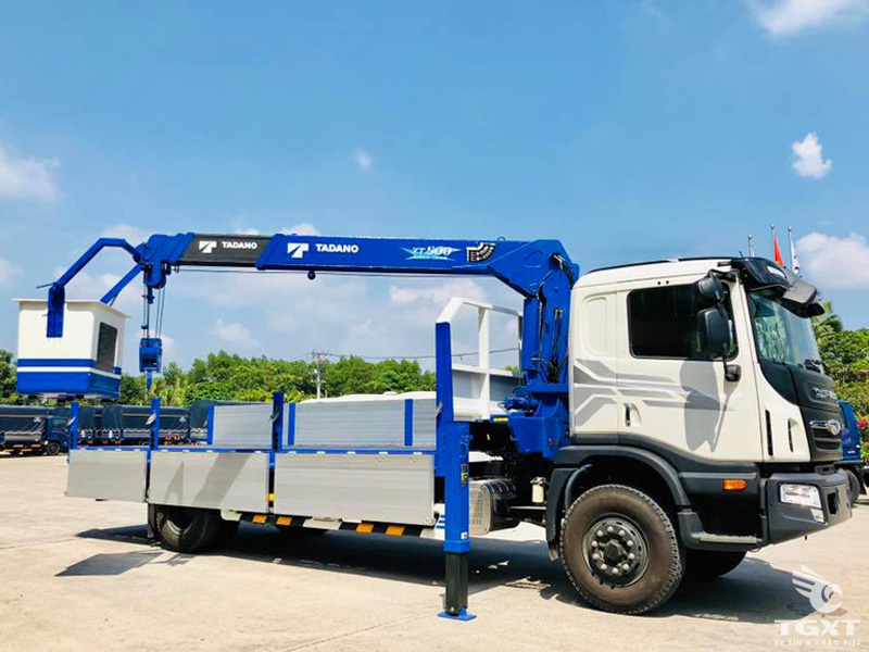 Xe Tải Daewoo 7 Tấn Gắn Cẩu Tadano TM-ZT504H