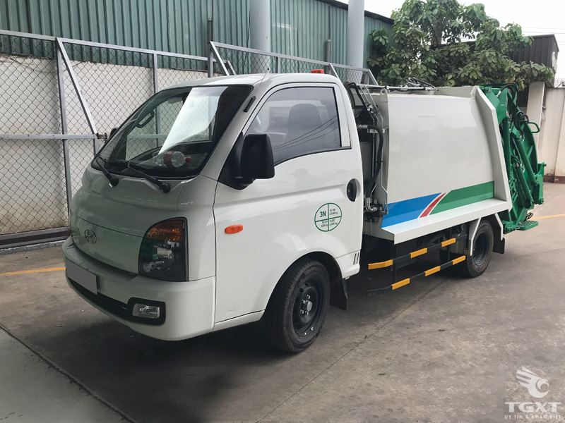 Xe Ép Rác Hyundai Porter H150 1 Tấn 2 Khối