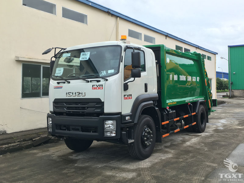 Xe Ép Rác Isuzu 20 Khối FVR34L