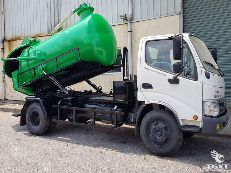 Xe Hút Chất Thải Hino Dutro 300 3T3