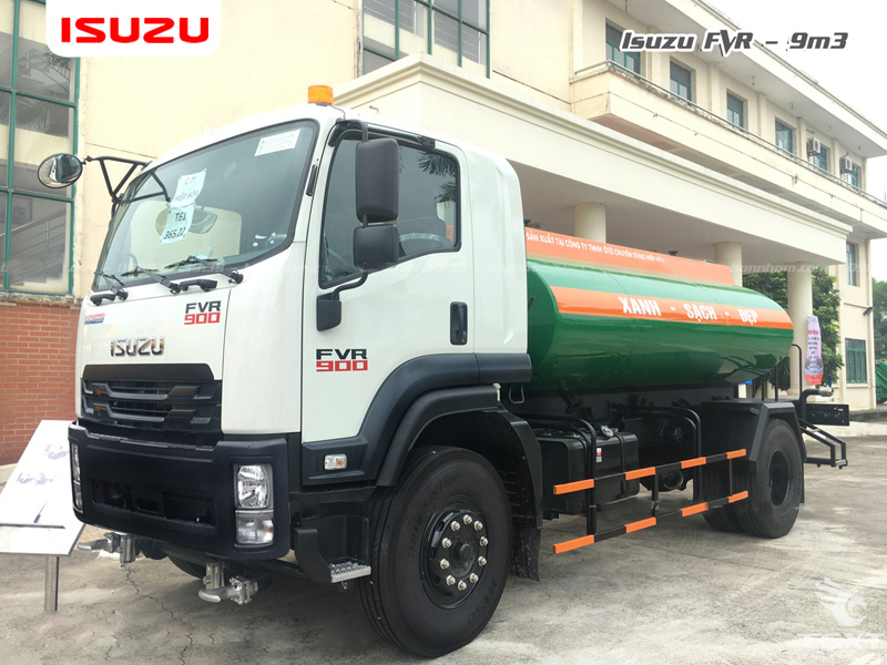 Xe Phun Nước Rửa Đường Isuzu FVR34LE4 8.5 Khối