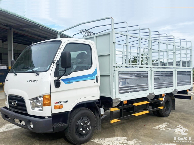 Xe Tải Hyundai Mighty W750L 3.5 Tấn Thùng Bạt Dài 5m