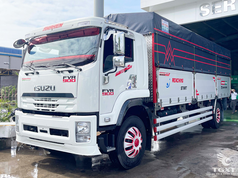 Xe Tải Isuzu FVR34SE5 7 Tấn Thùng Bạt