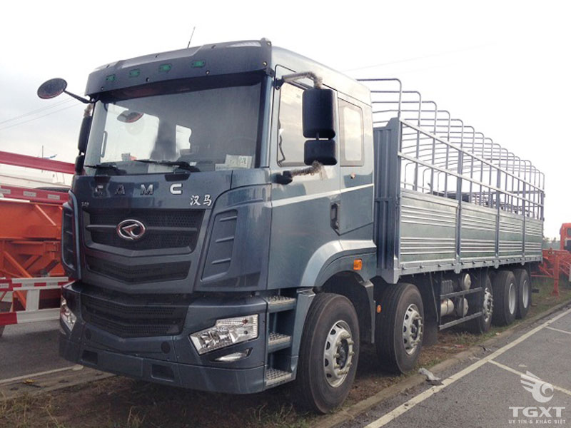 Xe Tải CAMC 5 Chân Thùng Mui Bạt 22 Tấn