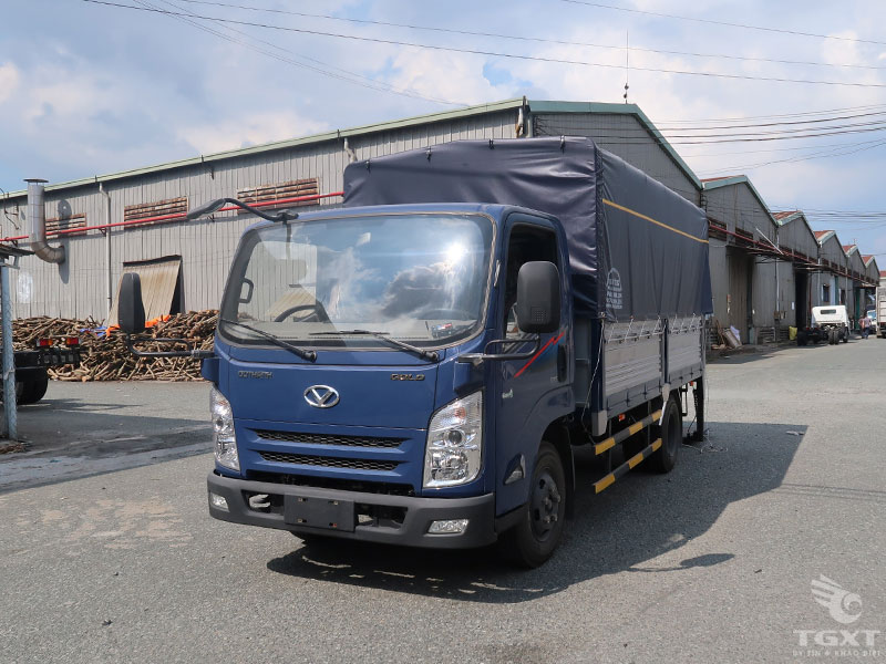 Xe Tải Đô Thành IZ65 3T5 Thùng Mui Bạt Gắn Bửng Nâng