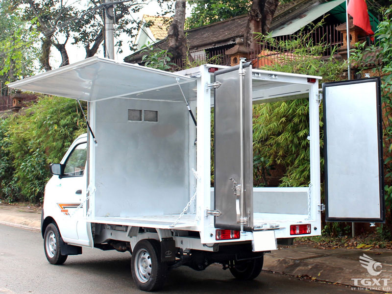 Xe Tải Dongben DB1021 800Kg Thùng Bạt Cánh Dơi