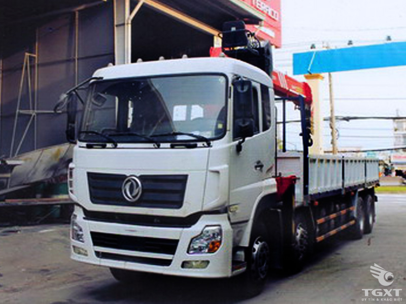 Xe Tải Dongfeng 14.3 Tấn Gắn Cẩu SANY PALFINGER SPS20000BE-F