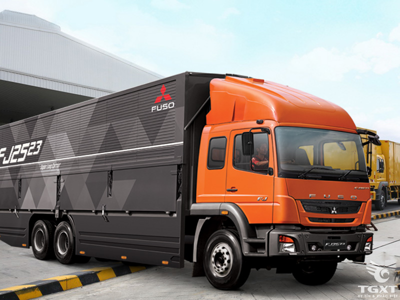 Xe Tải Fuso FJ 14.5 Tấn Thùng Kín