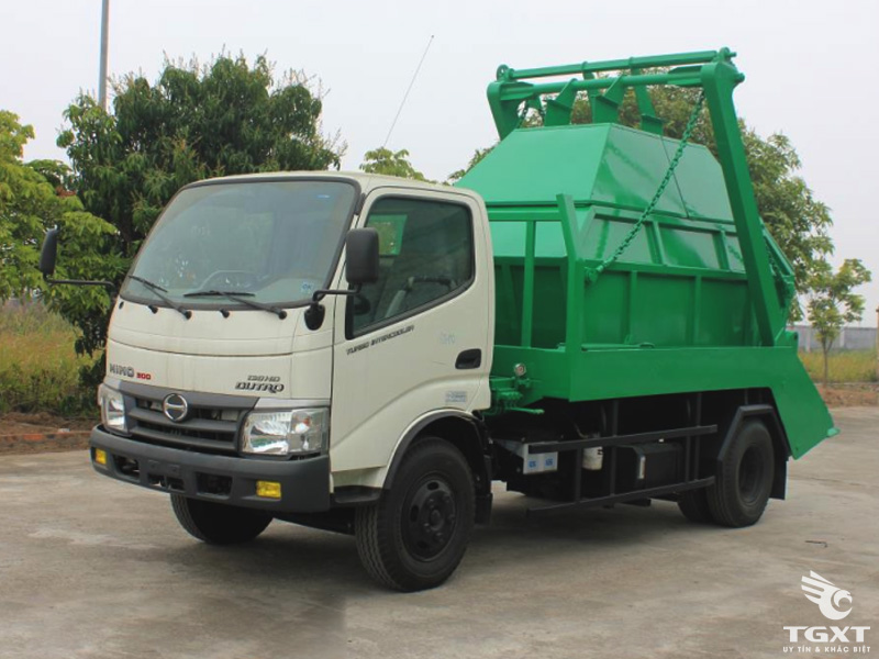 Xe Ép Rác Hino 6 Khối WU342L