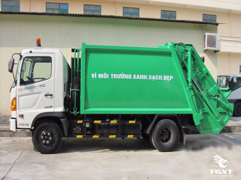 Xe Ép Rác Hino 9 Khối FC9JESW