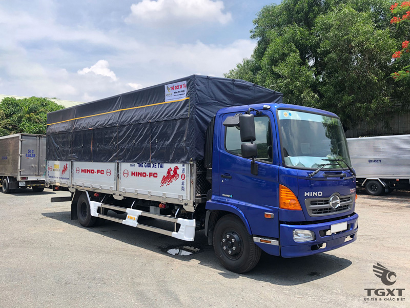 Xe Tải Hino FC9JL7A 6.5 Tấn Thùng Bạt