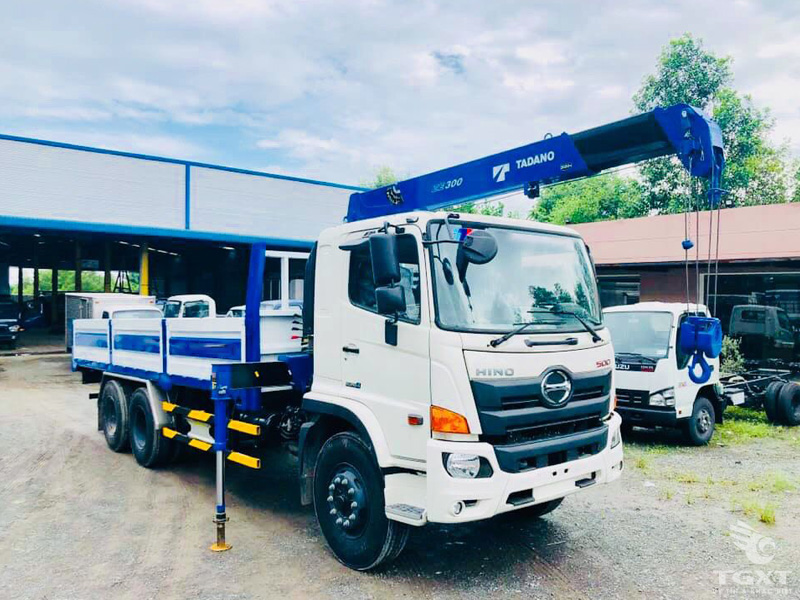 Xe Cẩu Hino FL8JT7A 13T8 Gắn Cẩu Tadano TM-ZE303MH