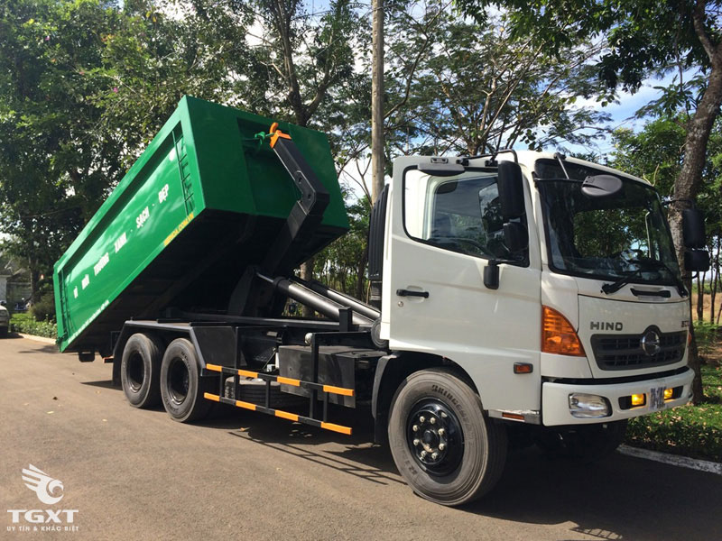 Xe Chở Rác Hino Thùng Rời 20 Khối FM8JNSA