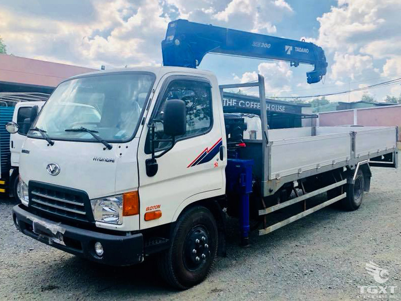 Xe cẩu Hyundai HD120SL 6T9 gắn cẩu Tadano TM-ZE303MH