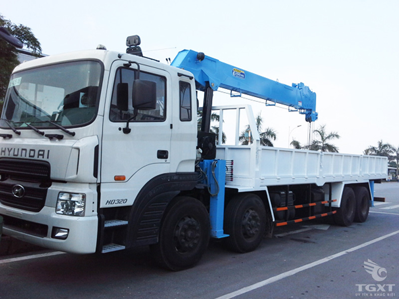 Xe Cẩu Hyundai HD320 12 Tấn Gắn Cẩu Dongyang SS2725LB