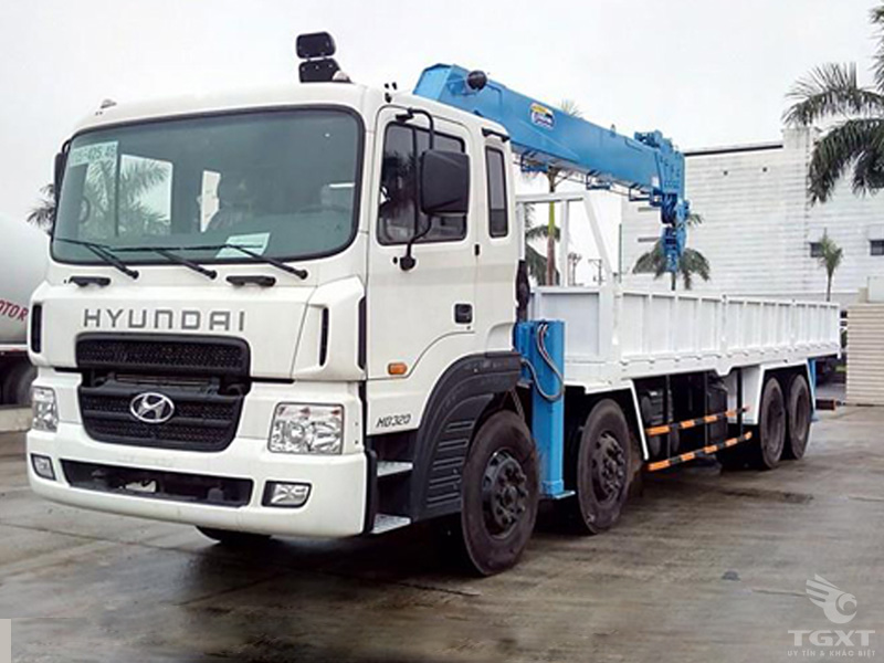 Xe Cẩu Hyundai HD320 12 Tấn Gắn Cẩu Dongyang SS2725LB