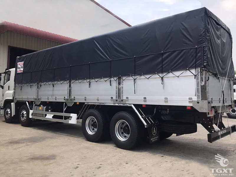 Xe Tải Isuzu Vĩnh Phát GINGA 17T9 4 Chân Thùng Bạt